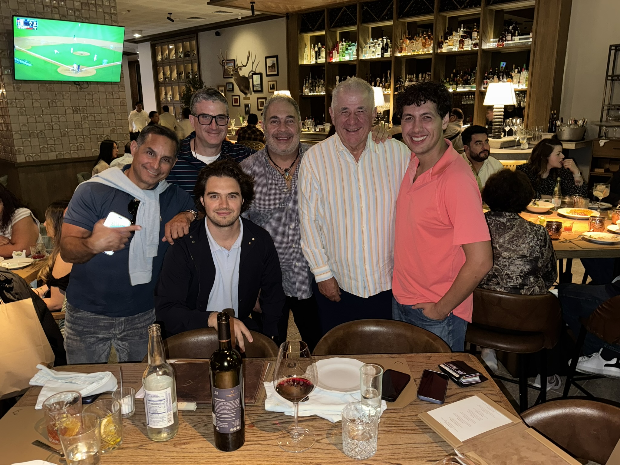 Andrew Hillman with friends